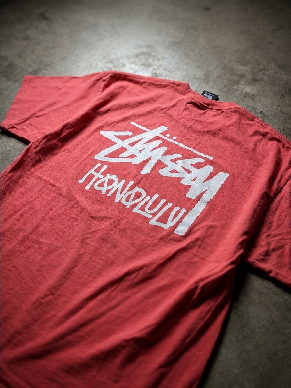 🆕 STUSSY Honolulu Chapter T shirt 2XL New XXL Guava Color Way